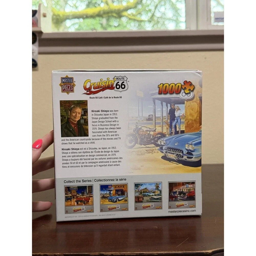 MasterPieces Cruisin' Route 66 Hamburger Cafe 1000 Piece Puzzle - Complete